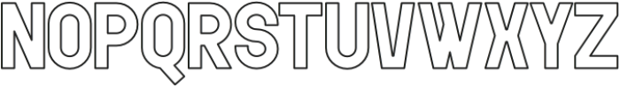 Giant Impact Outline otf (400) Font UPPERCASE