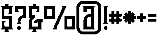 Giant Regular otf (400) Font OTHER CHARS