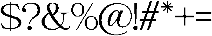 Giantrick Light ttf (300) Font OTHER CHARS