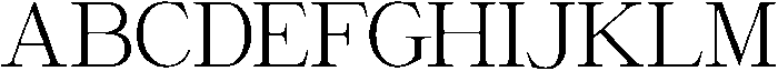 Giantrick Light ttf (300) Font UPPERCASE