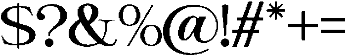 Giantrick Medium ttf (500) Font OTHER CHARS