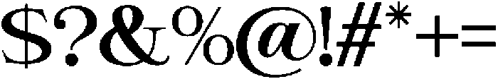 Giantrick Semi Bold ttf (600) Font OTHER CHARS