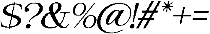 Giantrick Slanted ttf (400) Font OTHER CHARS