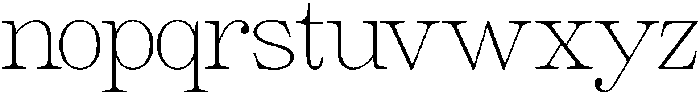 Giantrick Thin ttf (100) Font LOWERCASE