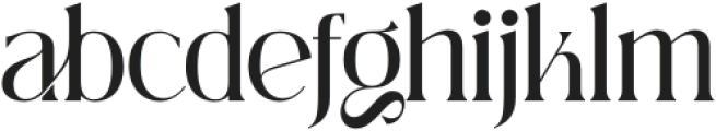 Giarek Regular otf (400) Font LOWERCASE