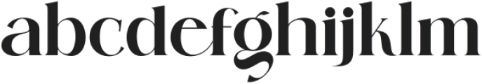 Gibatte Regular otf (400) Font LOWERCASE