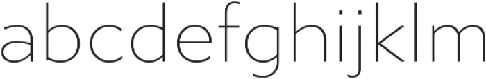 Gibbs Thin otf (100) Font LOWERCASE