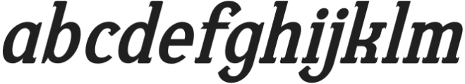 Giblant Italic otf (400) Font LOWERCASE