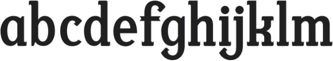 Giblant otf (400) Font LOWERCASE