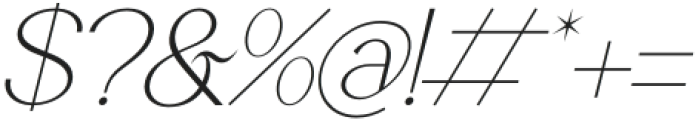 Gibme Foggie Italic otf (400) Font OTHER CHARS