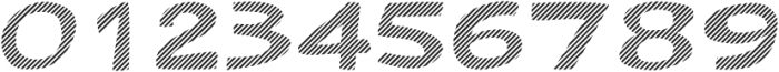 Gibon Bold Fill Striped 2 Bold otf (700) Font OTHER CHARS