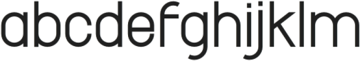 Gibral Regular otf (400) Font LOWERCASE