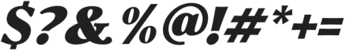 Gibralt Black Italic otf (900) Font OTHER CHARS
