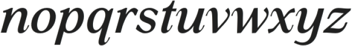 Gibralt Medium Italic otf (500) Font LOWERCASE