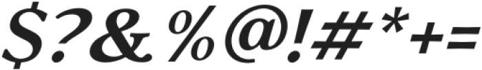 Gibralt SemiBold Italic otf (600) Font OTHER CHARS