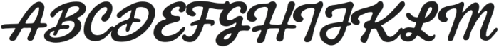 Gibson Mirage Script otf (400) Font UPPERCASE