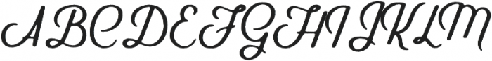 Gibson Script - Rough otf (400) Font UPPERCASE