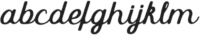 Gibson Script - Rough otf (400) Font LOWERCASE