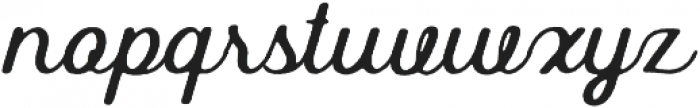 Gibson Script - Rough otf (400) Font LOWERCASE