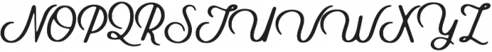 Gibson Script otf (400) Font UPPERCASE