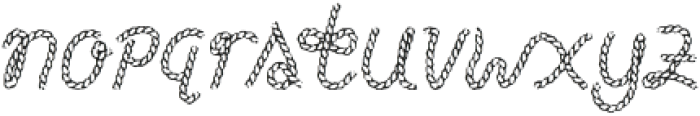 Giddy Up Rope Regular otf (400) Font LOWERCASE