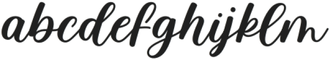 Gietha otf (400) Font LOWERCASE