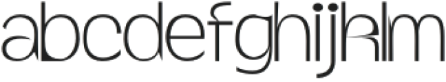 Gifka Thin otf (100) Font LOWERCASE