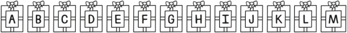Gift Letters Regular otf (400) FONT