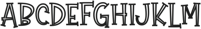 Gift Of Love Hollow otf (400) Font UPPERCASE