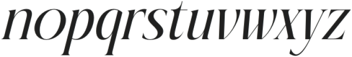 Giftagi Italic Italic otf (400) Font LOWERCASE