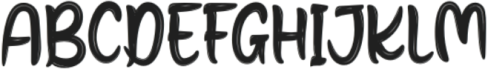 Gifted-Regular otf (400) Font UPPERCASE