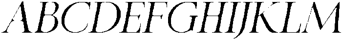 Gifterly Italic otf (400) Font UPPERCASE