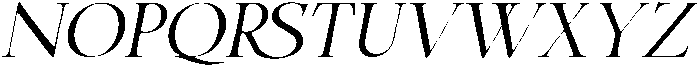Gifterly Italic otf (400) Font UPPERCASE