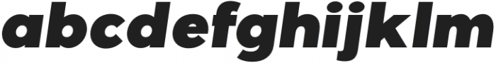 Giga Sans Black Italic otf (900) Font LOWERCASE