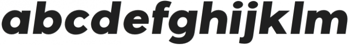Giga Sans Extra Bold Italic otf (700) Font LOWERCASE