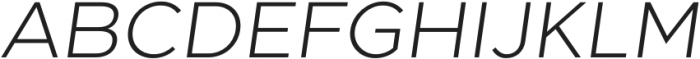 Giga Sans Light Italic otf (300) Font UPPERCASE