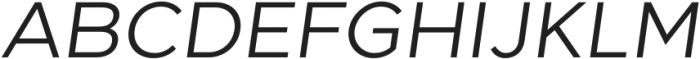 GigaSans-Italic otf (400) Font UPPERCASE