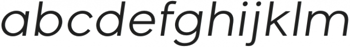 GigaSans-Italic otf (400) Font LOWERCASE