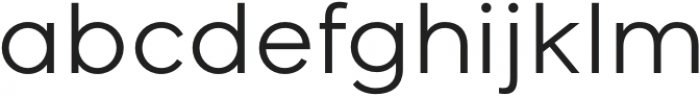 GigaSans-Regular otf (400) Font LOWERCASE