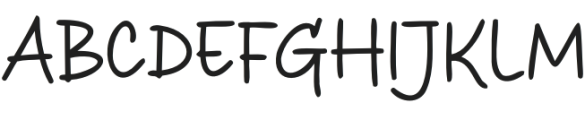 GigantoRegular otf (400) Font UPPERCASE