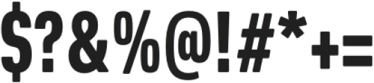 Gigenham Condensed otf (400) Font OTHER CHARS