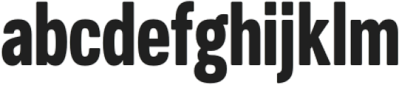 Gigenham Condensed otf (400) Font LOWERCASE