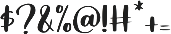 Giggle Script otf (400) Font OTHER CHARS
