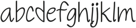 Giggles Regular otf (400) Font LOWERCASE