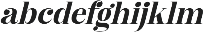 Giglik Merkia Italic Italic otf (400) Font LOWERCASE