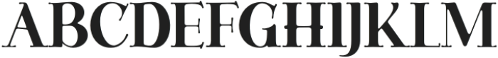 Gigrich-Regular otf (400) Font UPPERCASE