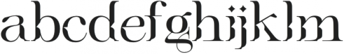 Gigxa-Regular otf (400) Font LOWERCASE