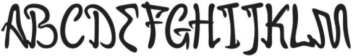GijkoltRisla-Regular otf (400) Font UPPERCASE