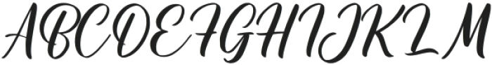 Gilas Regular otf (400) Font UPPERCASE