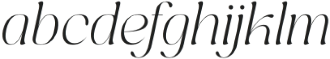 Gildan Extra Light Italic otf (200) Font LOWERCASE